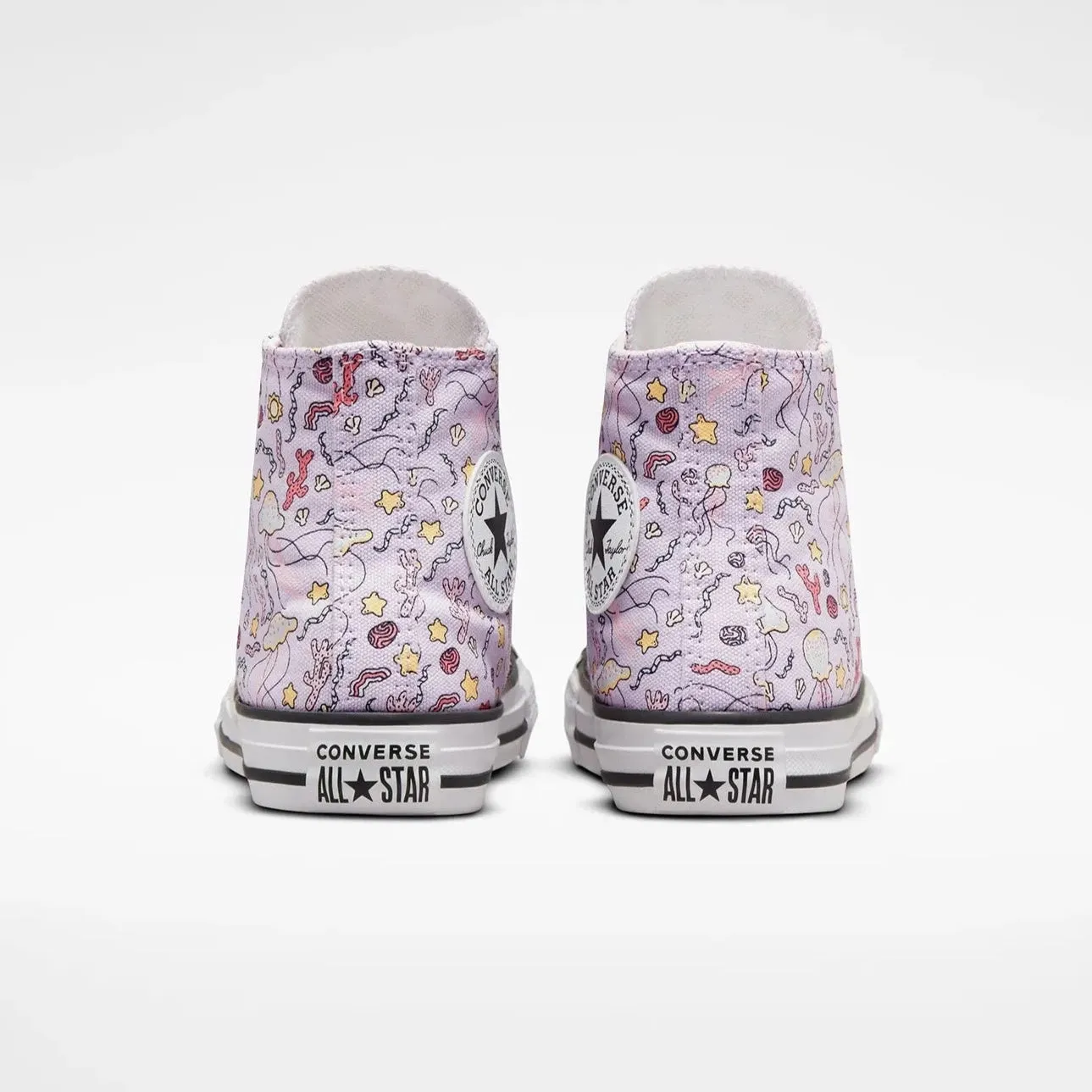 Converse Chuck Taylor All Star Majestic Mermaids Print Kids High Top Shoe