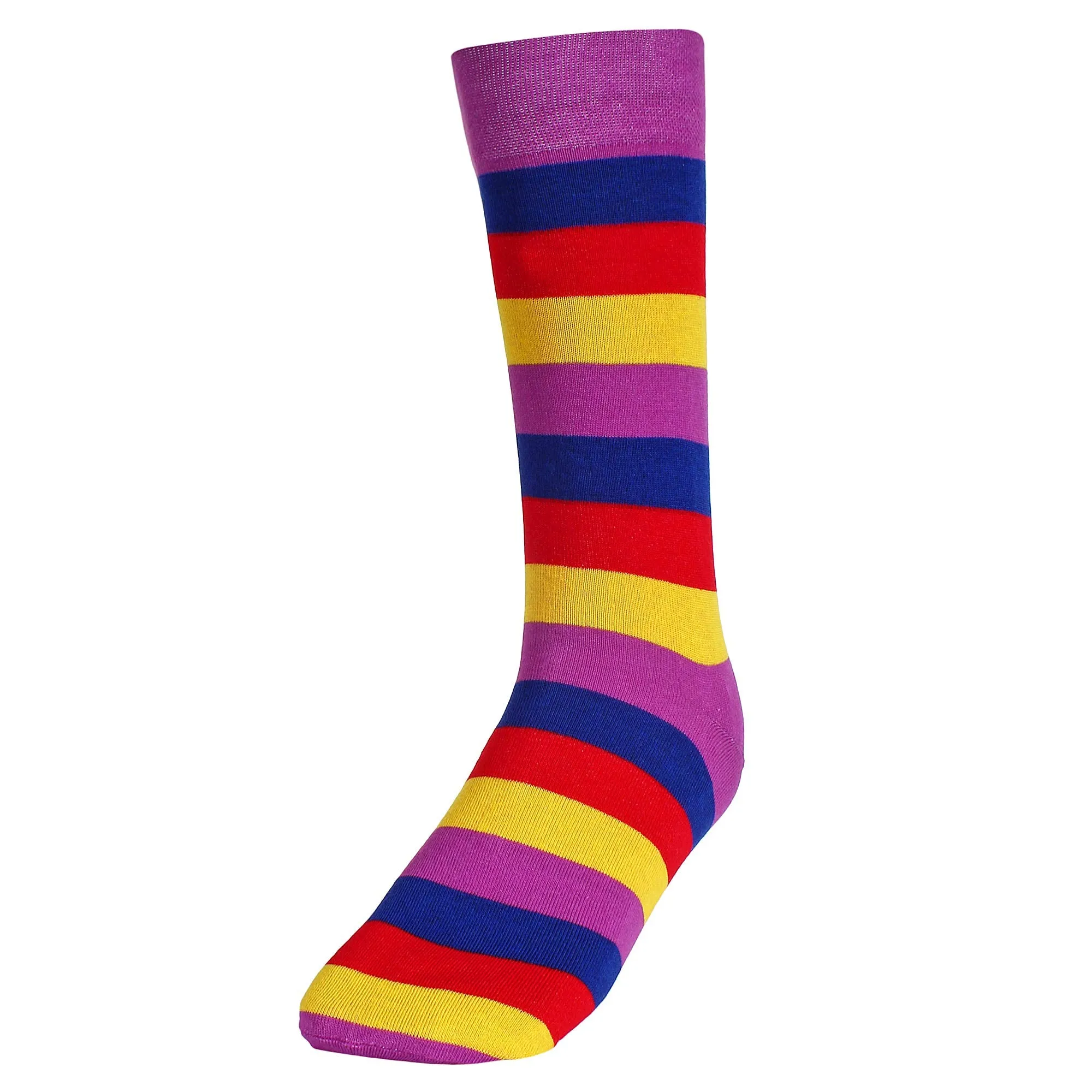 CREATURE Men's Cotton Calf Length 3 Multi Color Casual Socks Combo of 3(SCS-2901)