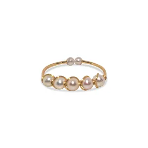 Dainty Pearl Harmony Ring