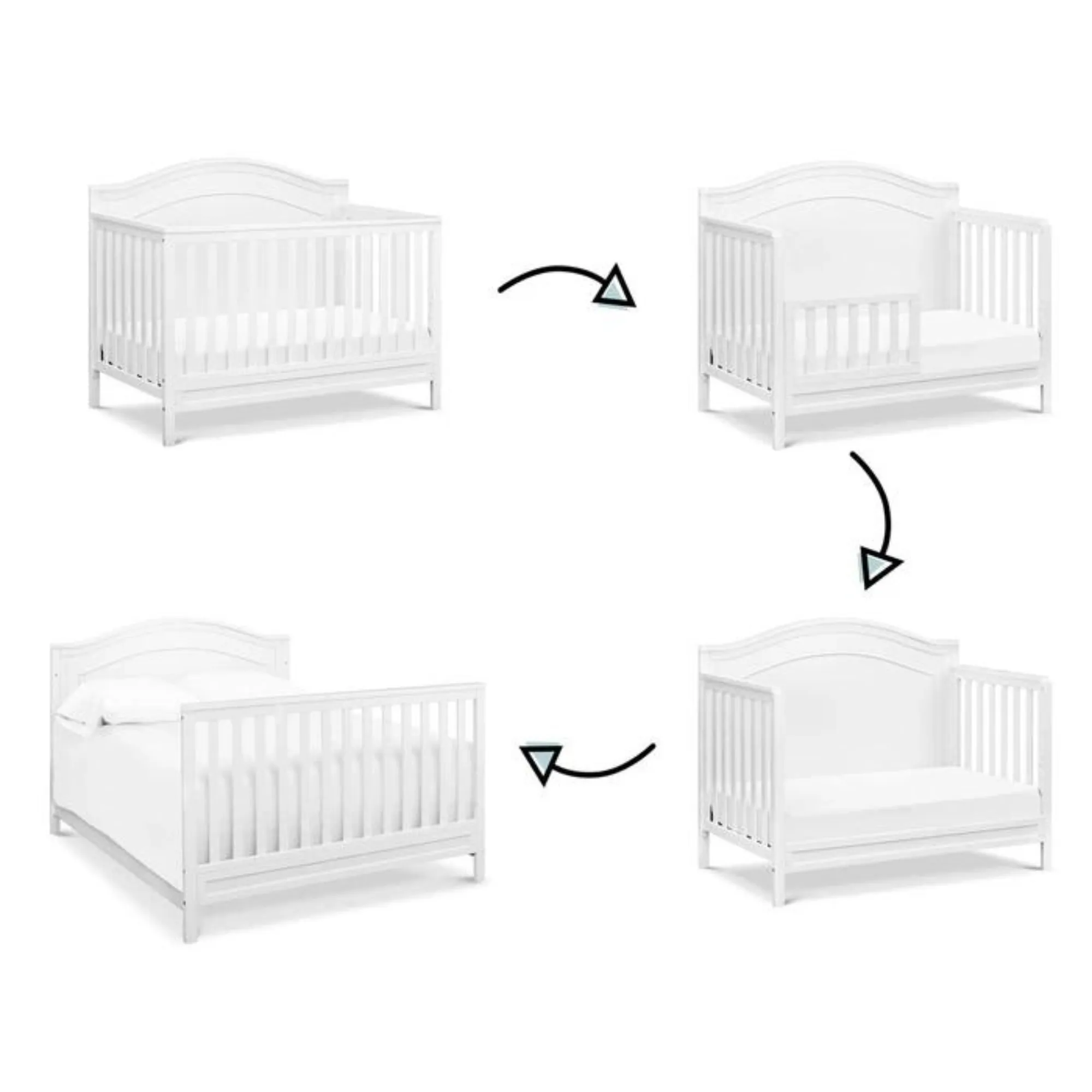 DAVINCI Charlie 4-in-1 Convertible Crib