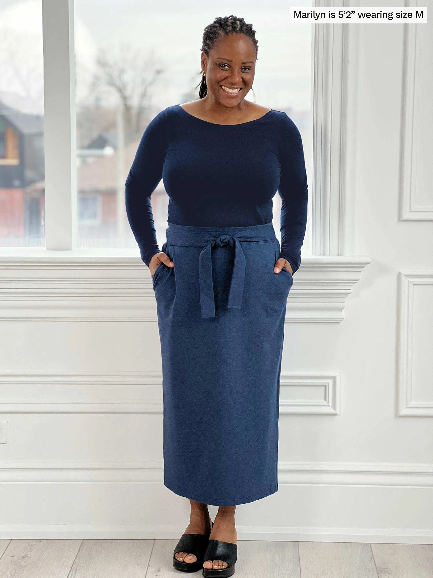 Devon pocket midi skirt - FINAL SALE