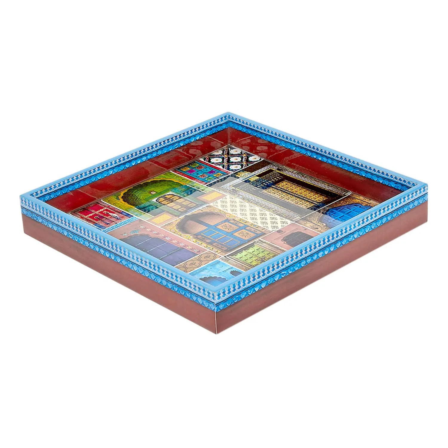 Dwaar Square Enamel Small Tray