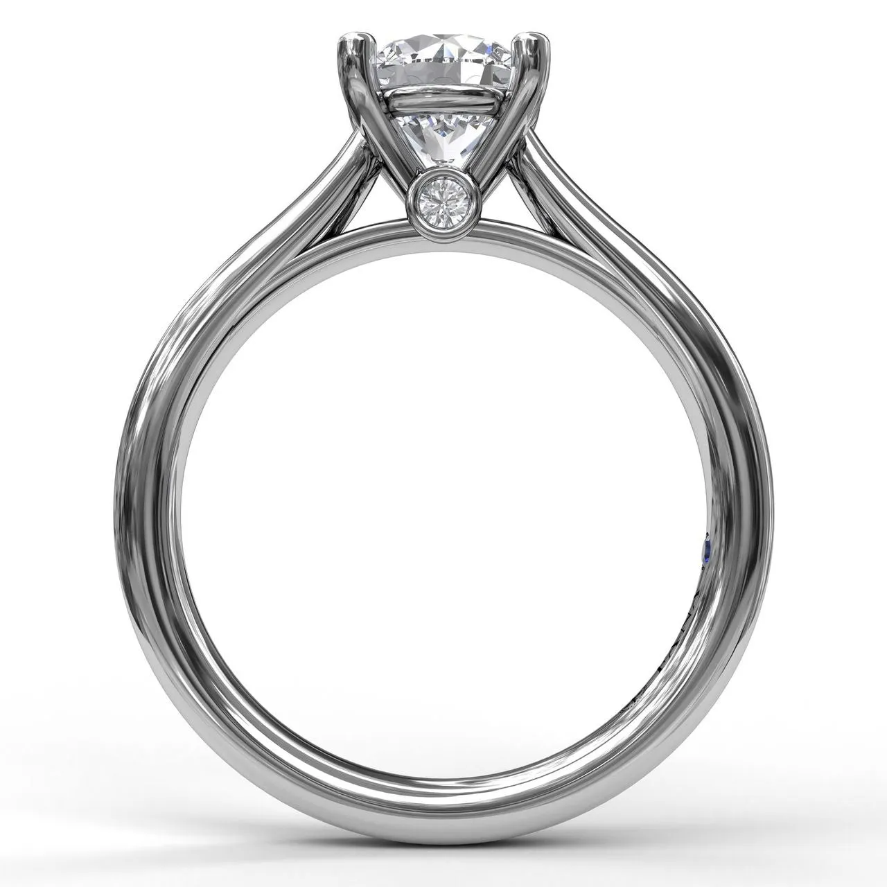 Fana Classic Solitaire With Peek A Boo Diamond 3407