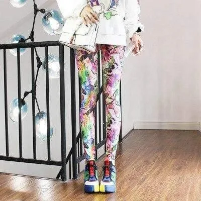 Fashion Leggings Casual Highly Elastic and Colorful