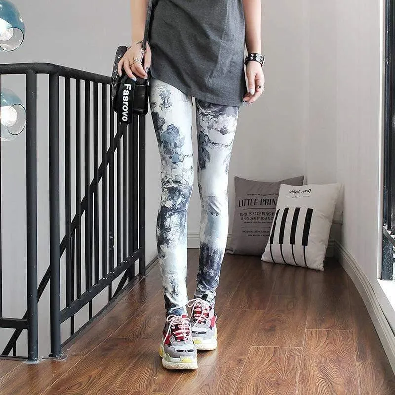 Fashion Leggings Casual Highly Elastic and Colorful