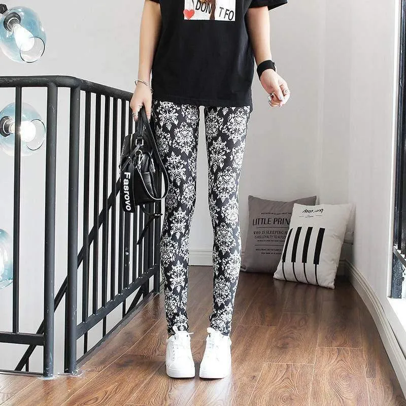 Fashion Leggings Casual Highly Elastic and Colorful