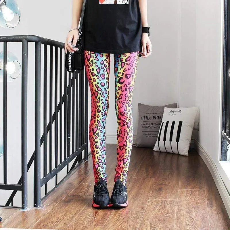 Fashion Leggings Casual Highly Elastic and Colorful