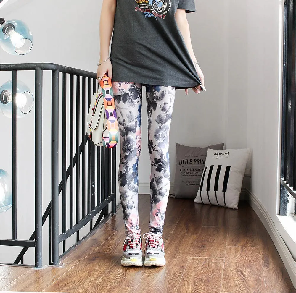 Fashion Leggings Casual Highly Elastic and Colorful