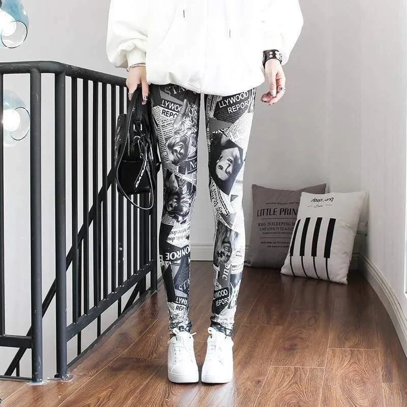 Fashion Leggings Casual Highly Elastic and Colorful