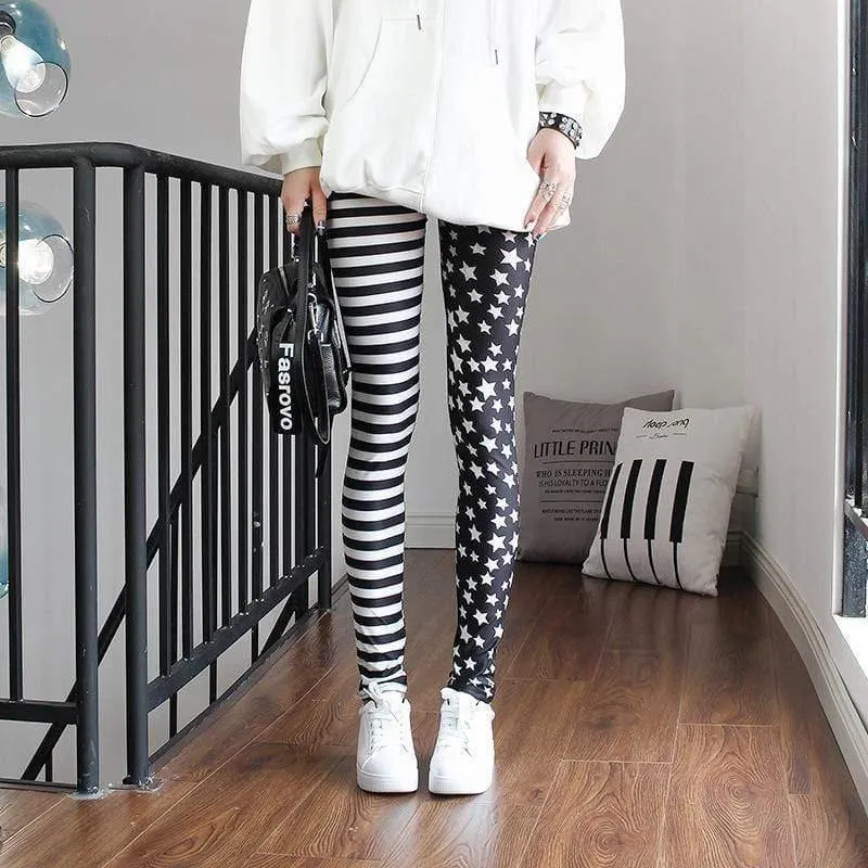 Fashion Leggings Casual Highly Elastic and Colorful