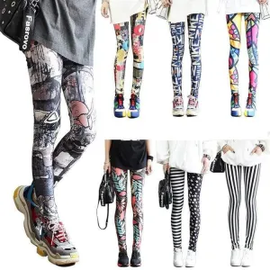 Fashion Leggings Casual Highly Elastic and Colorful