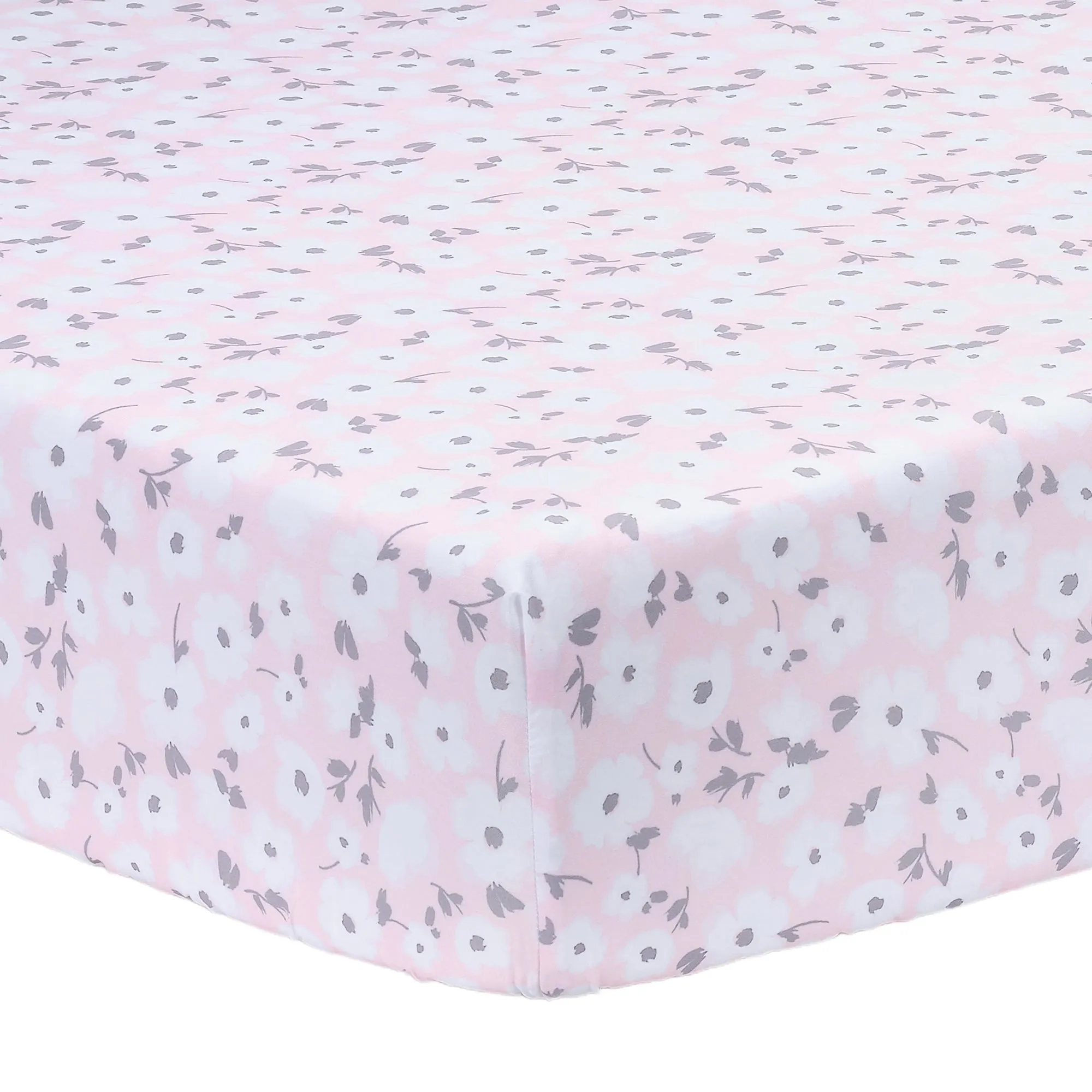 Floral 2-Pack Fitted Crib Sheet Set