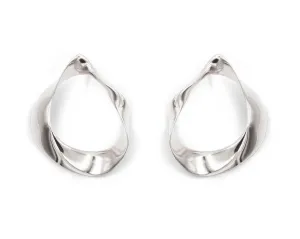 Fluid Earrings Silver