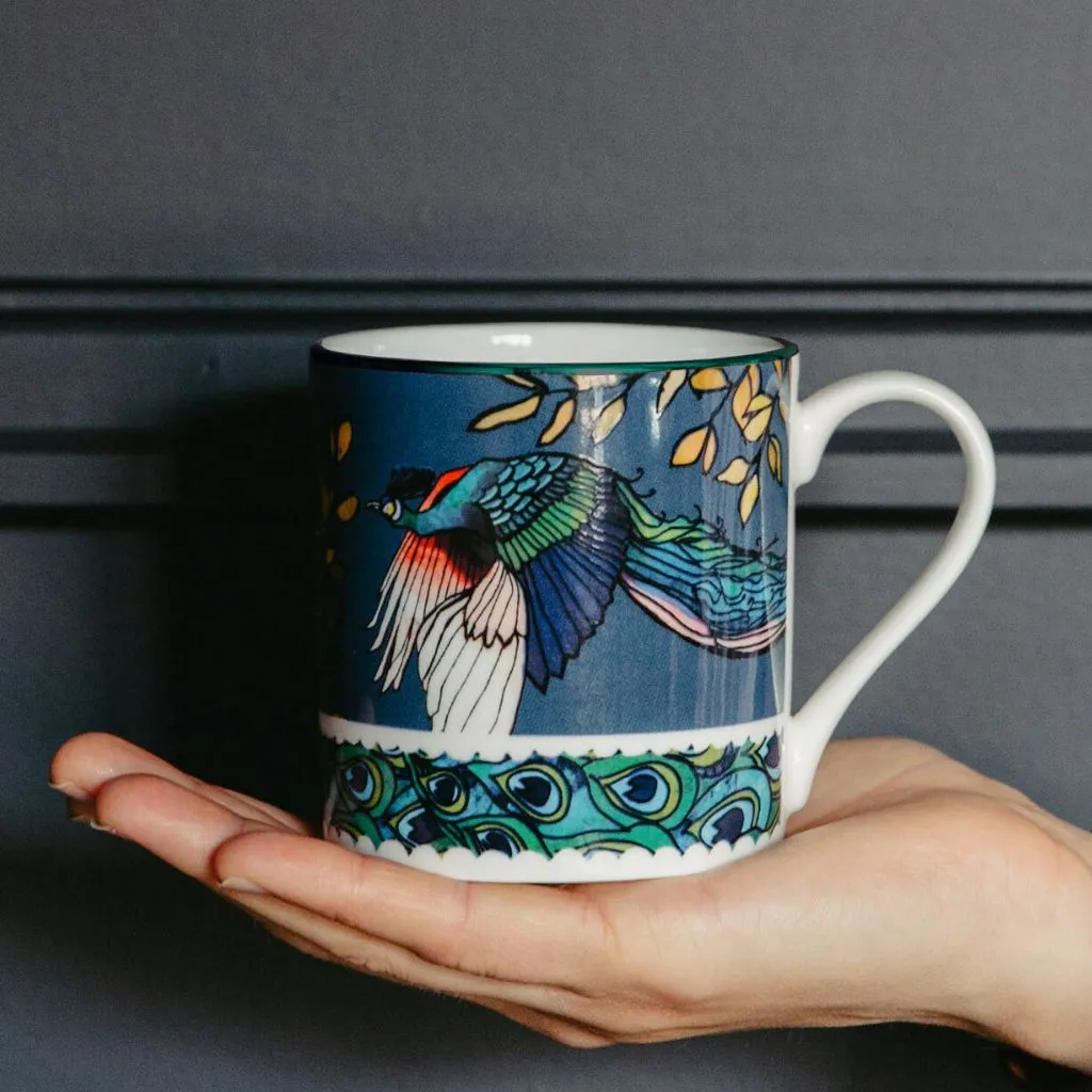 Flying Peacock Mug