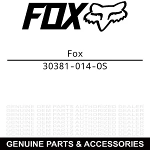 Fox Racing 30381-014-OS Instinct Boot Left Cuff Replacement Spare Parts Off-Road Black