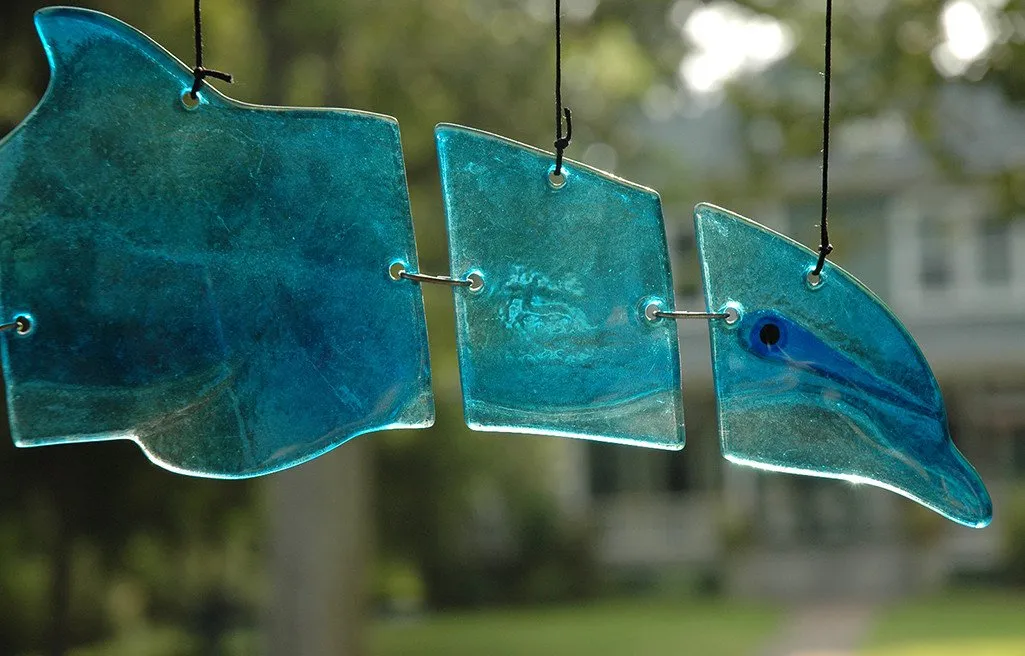 Glass Fish Mobile - Dolphin