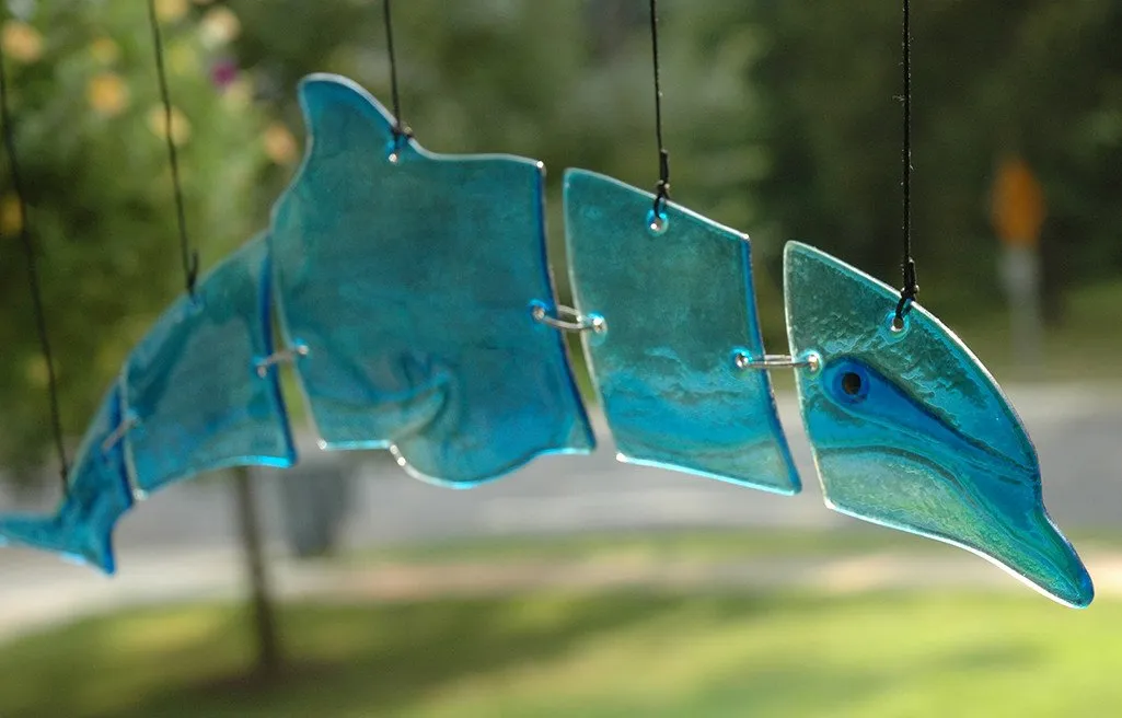 Glass Fish Mobile - Dolphin