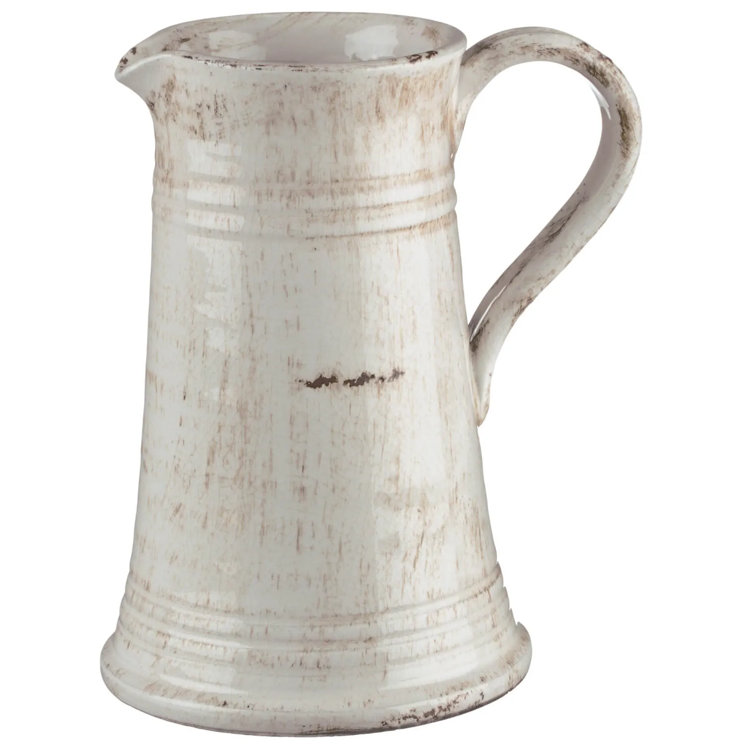 Glazed Ceramic Pitcher