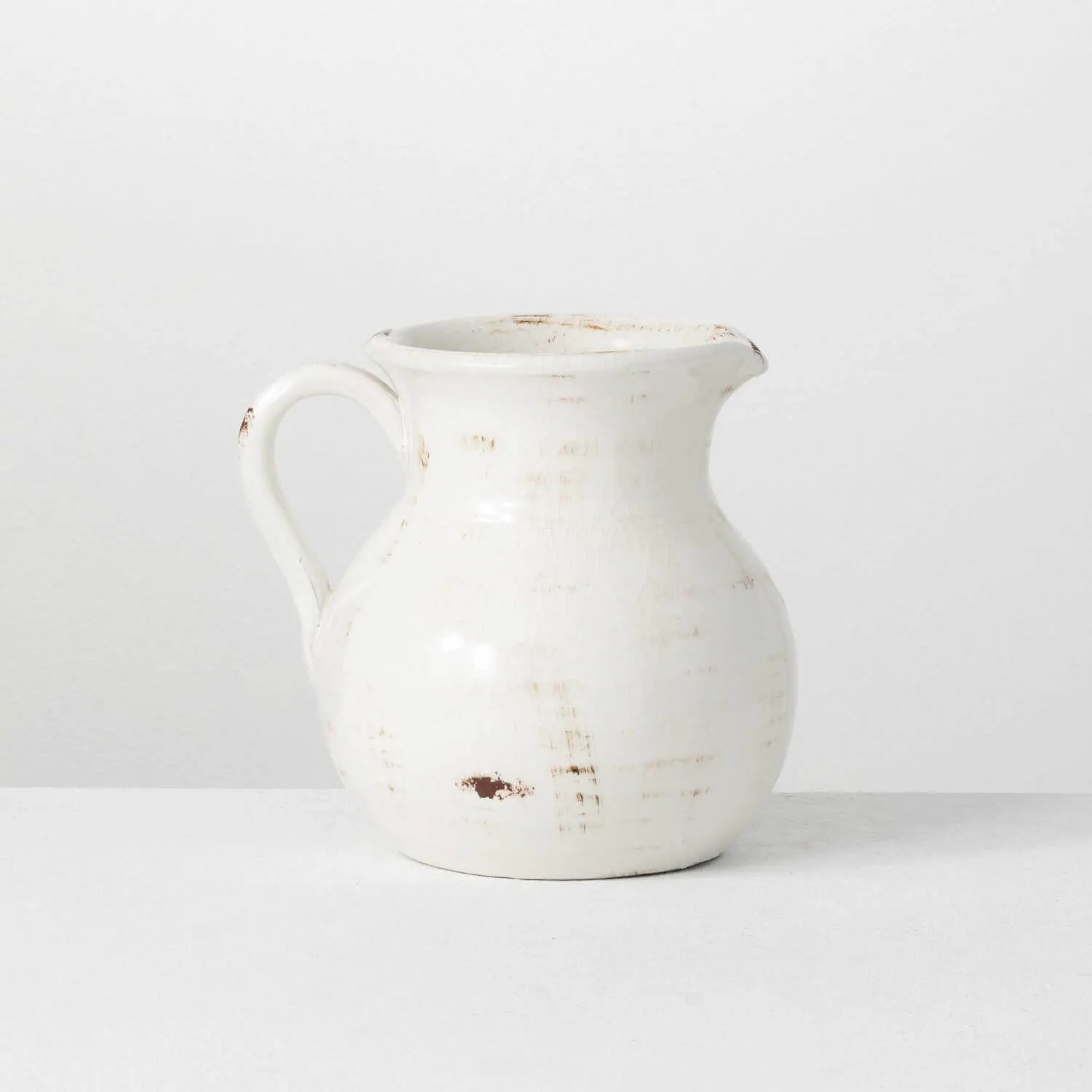 Glazed Ceramic Pitcher