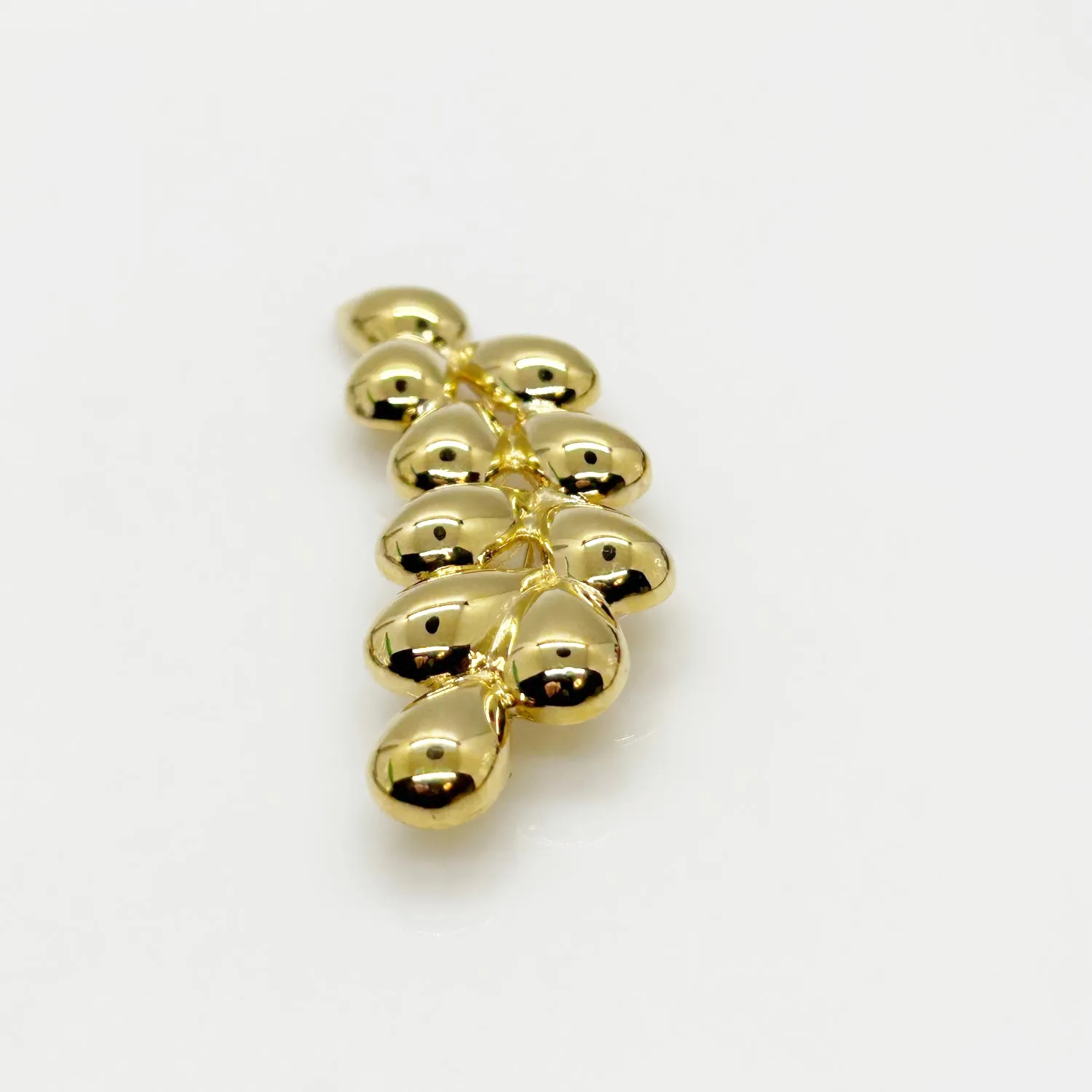 Gleaming Trifari Abstract Gold Brooch