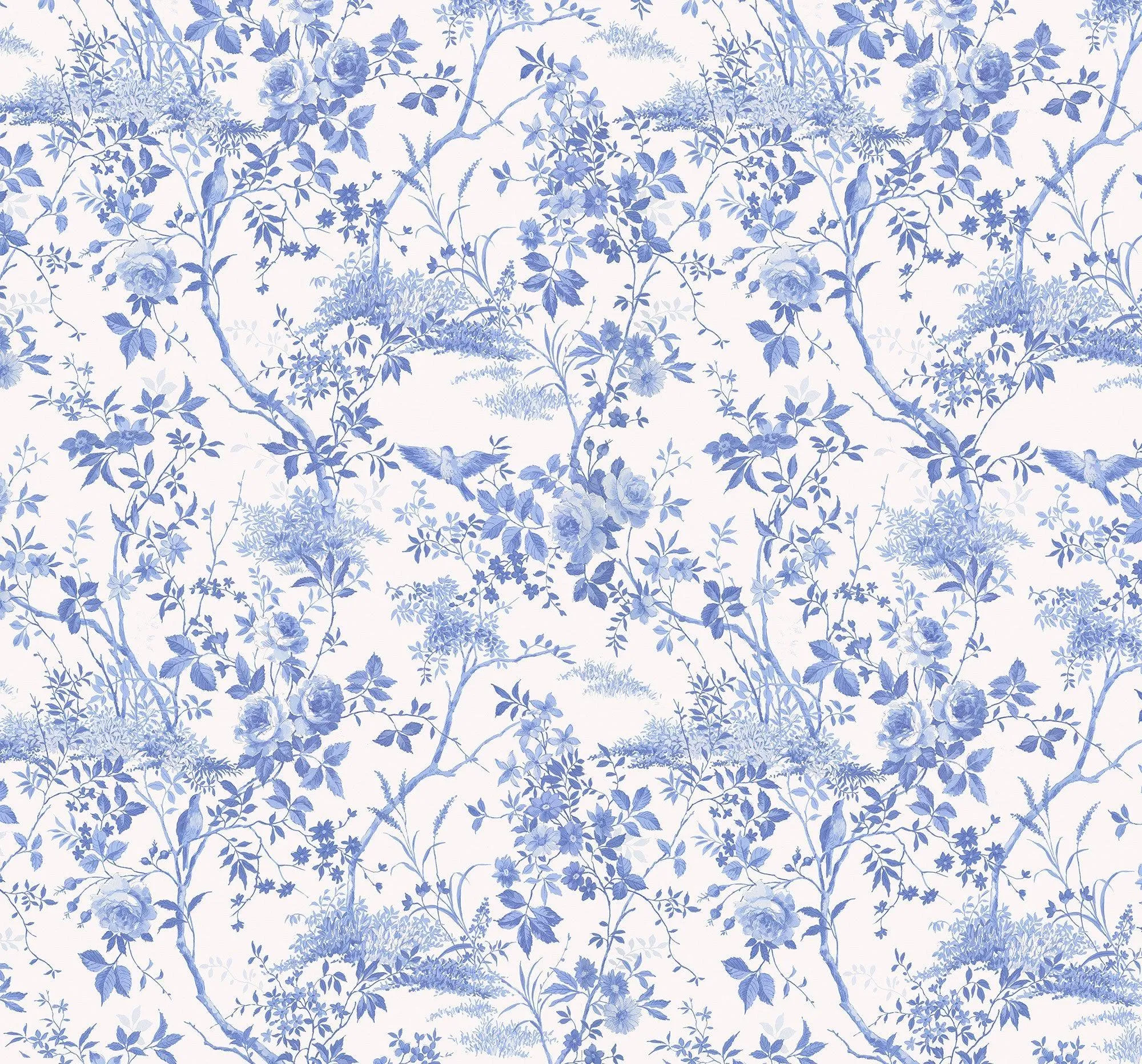 Graceful Blooms Mural Wallpaper