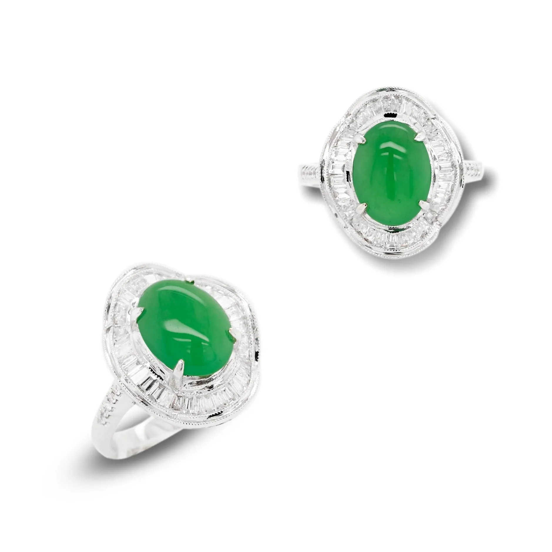 Graceful Jade Ring