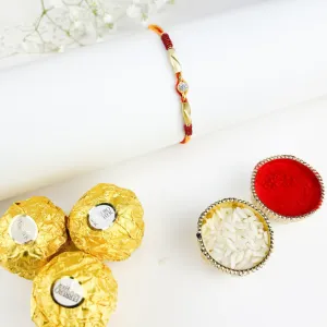 Graceful Rakhi With Rocher