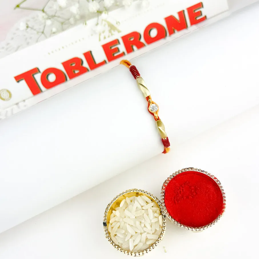 Graceful Rakhi With Toblerone