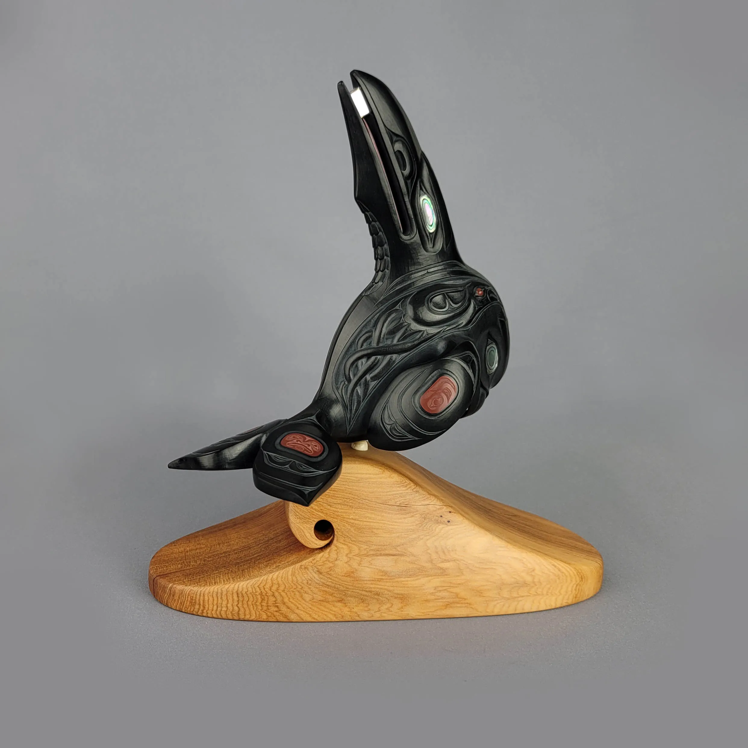 Haida Orca with Raven Fin