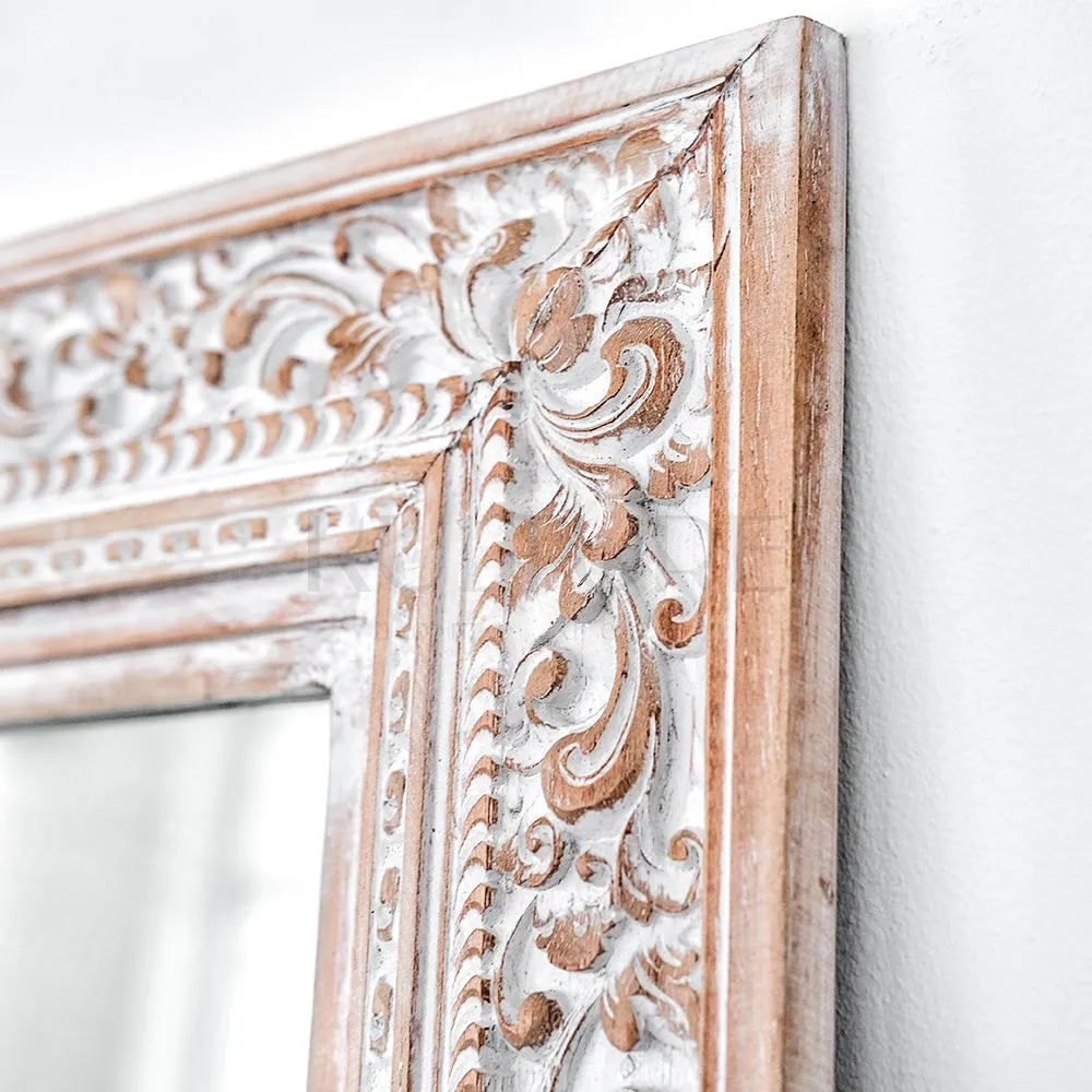 Hand Carved Mirror "Balian"