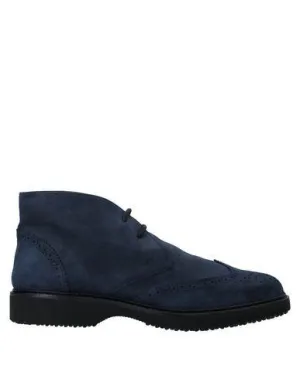 Hogan Man Ankle boots Dark blue 9.5 UK