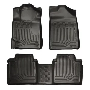 Husky Liners Weatherbeater Floor Liner Black - Front & Rear | 2011-2009 Toyota Venza