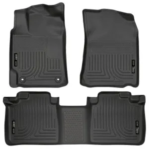 Husky Liners Weatherbeater Floor Liner Black - Front & Rear | 2017-2012 Toyota Camry