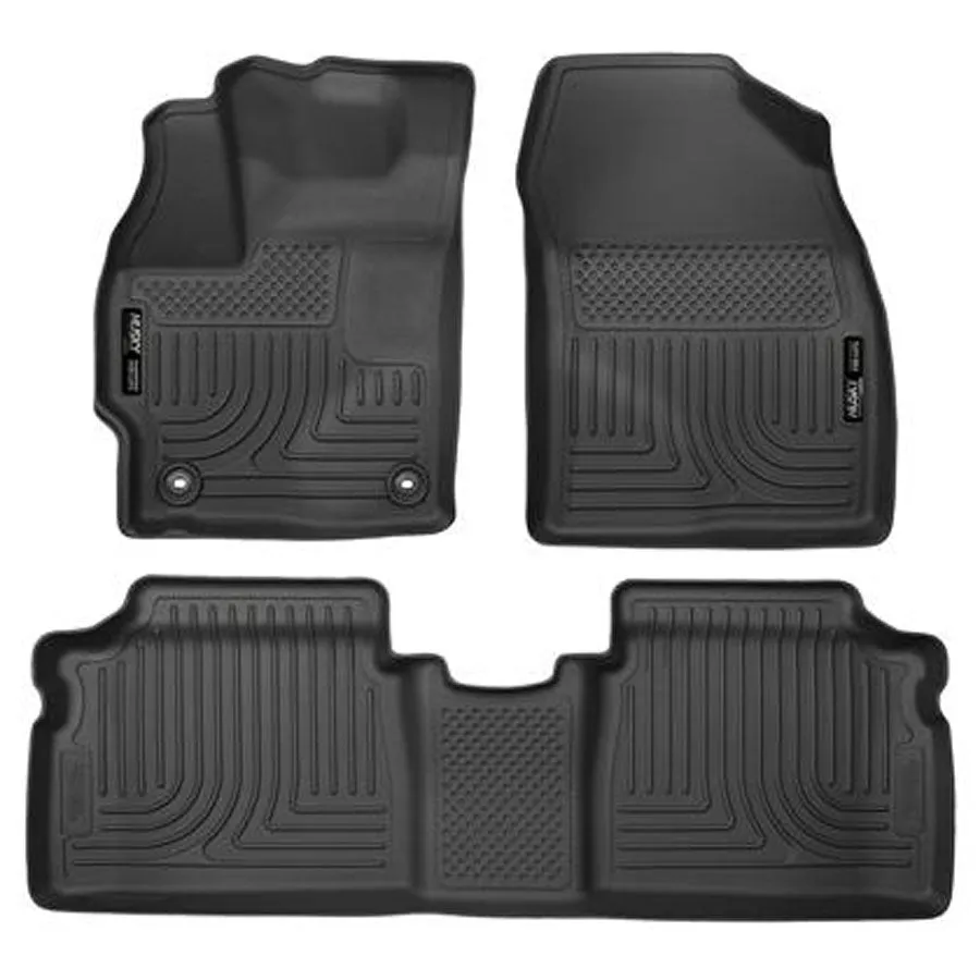 Husky Liners Weatherbeater Floor Liner - Front & Rear | 2015-2012 Toyota Prius