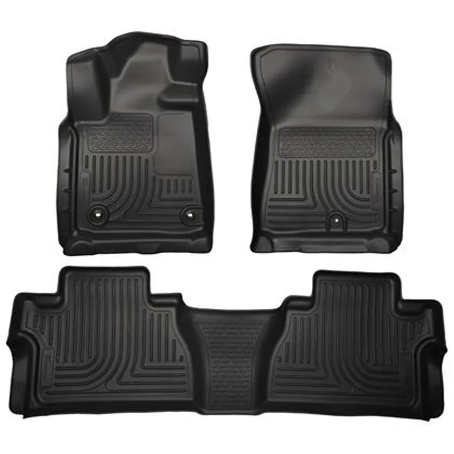 Husky Liners WeatherBeater Floor Liner - Front & Rear | 2021-2014 Toyota Tundra