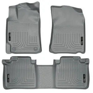 Husky Liners Weatherbeater Floor Liner Grey - Front & Rear | 2011-2007 Toyota Camry