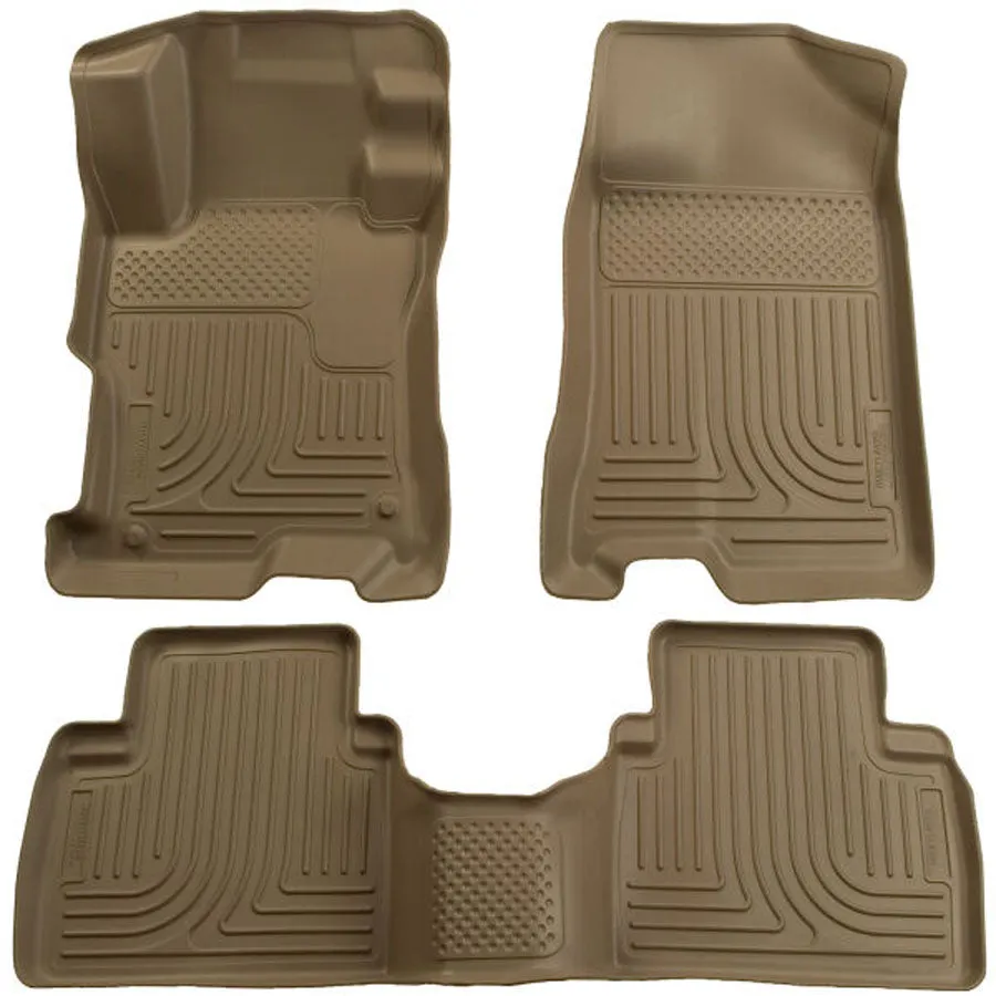 Husky Liners Weatherbeater Floor Liner Tan - Front & Rear | 2009-2004 Toyota Prius