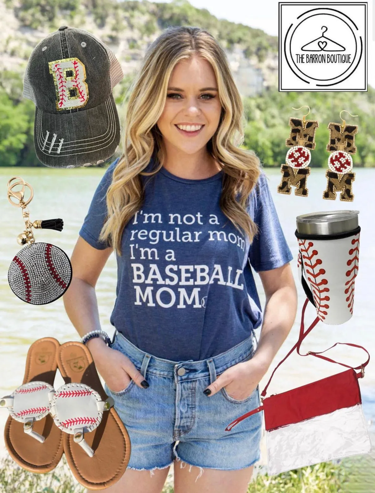 I’m Not a Regular Mom, I’m a Baseball Mom Tee