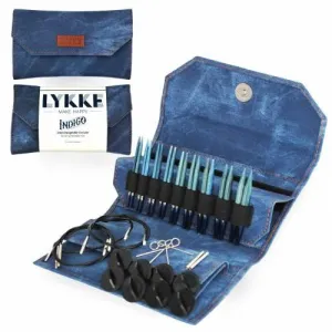 Interchangeable needles LYKKE - 3.5" Indigo - Blue Denim 🐦