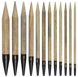 Interchangeable needles LYKKE Driftwood individual 5"