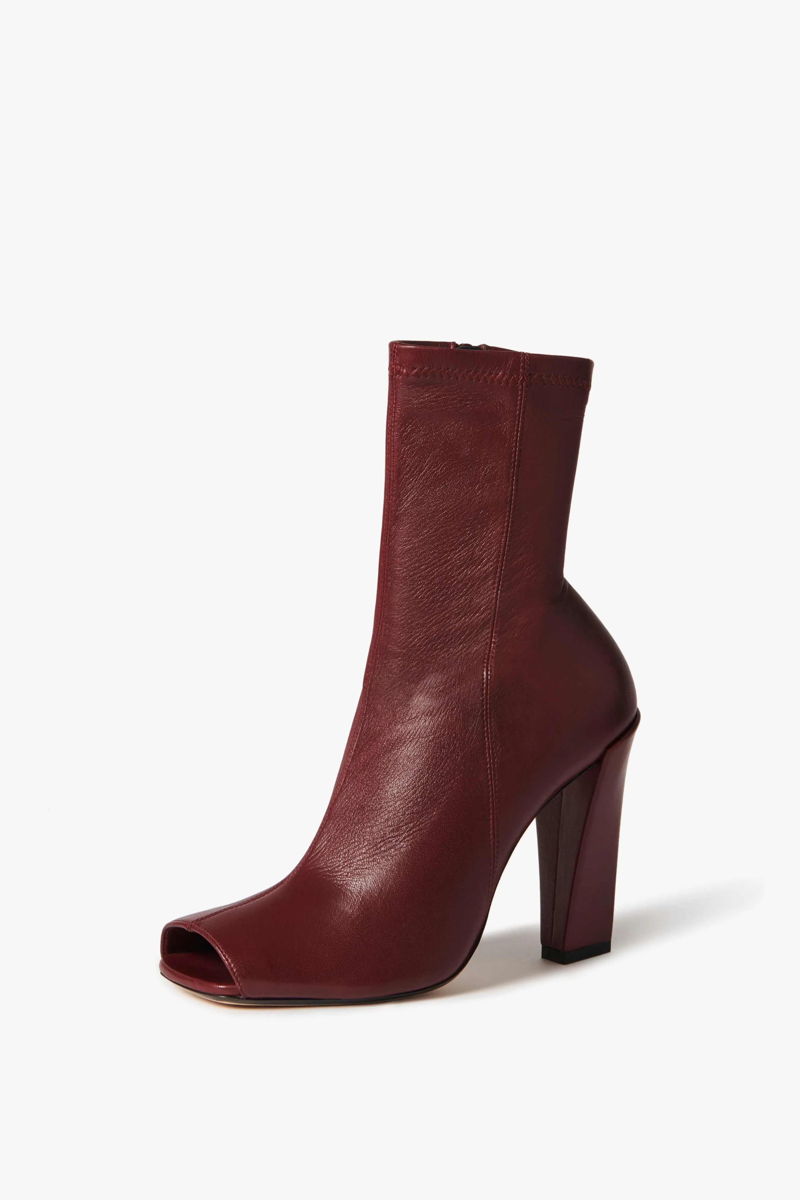 Iona Boots In Dark Red