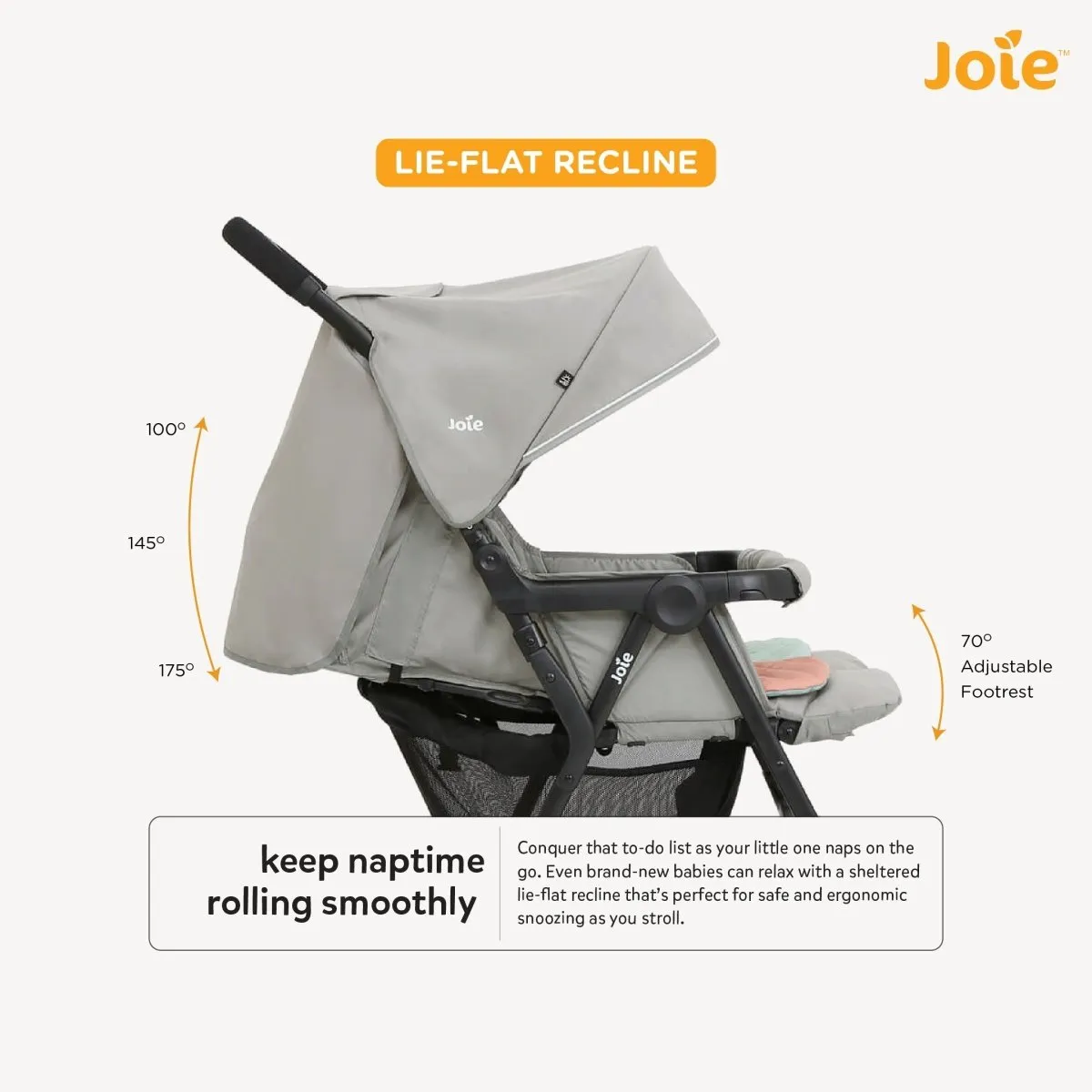 Joie Aire Twin W/ Rc Stroller Nectar & Mineral