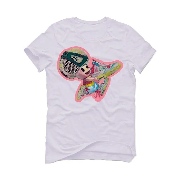 Jordan 4 Retro Union Guava Ice White T-Shirt (TOAD SHOE)