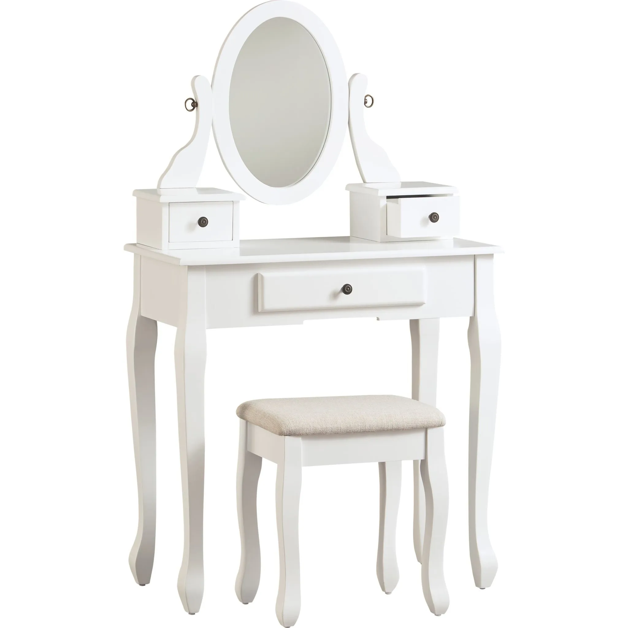 Kaslyn Vanity, Mirror & Stool