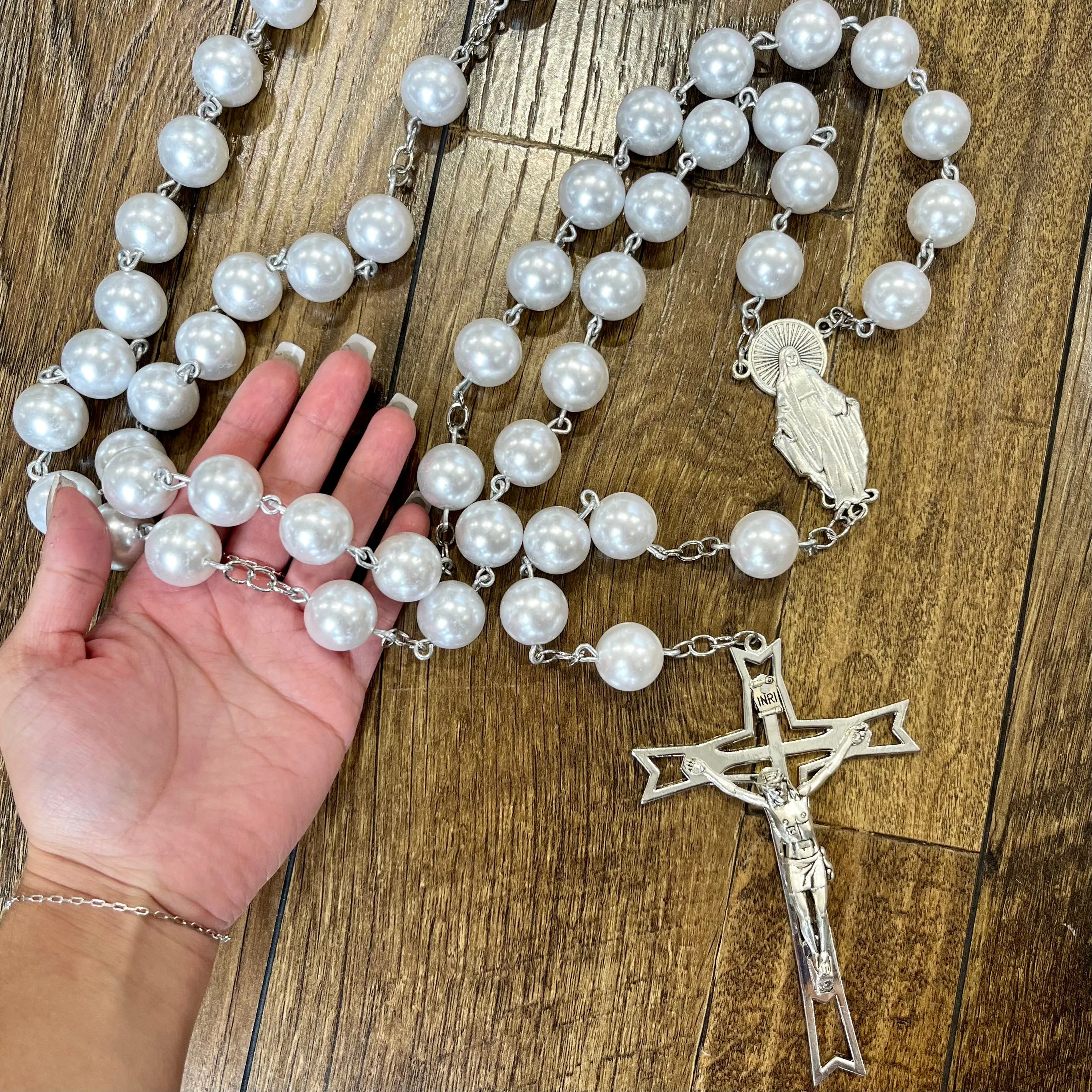 Large Family Pearl Rosary