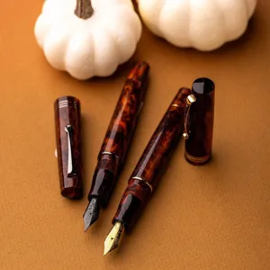 Leonardo × @scientificallyengineered Hatching Halloween "Jack-O-Lantern" Fountain Pen