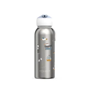 Little Dutch x Mepal Campus Insulated Flip Up Water Bottle Sailors Bay