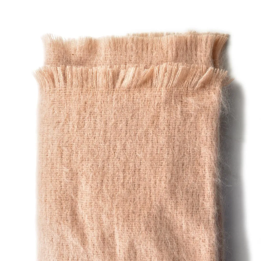 LUXURY MOHAIR THROW BY EVANGELINE LINENS