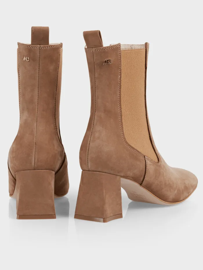 Marc Cain Collections Nubuck Ankle Boots In Bright Toffee XC SB.07 L18 Col 618