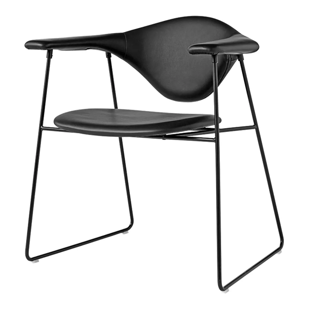 Masculo Dining Chair - Sledge Base